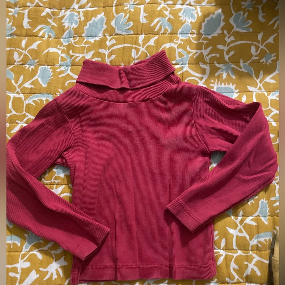 Misha And Puff Raspberry Kids Turtleneck